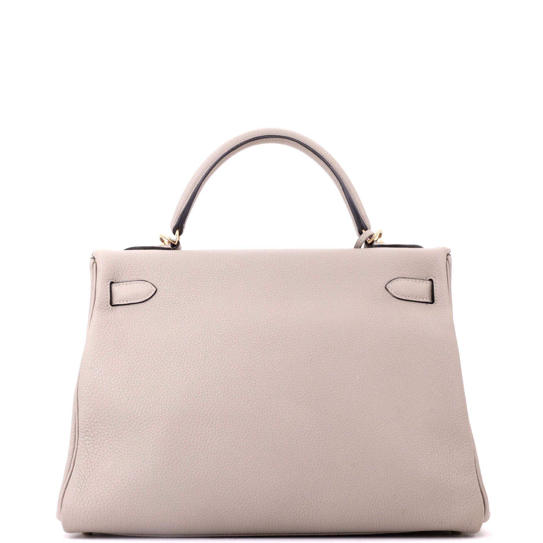 Kelly Handbag Grey Togo with Gold Hardware 28, Alternate, color, Grey