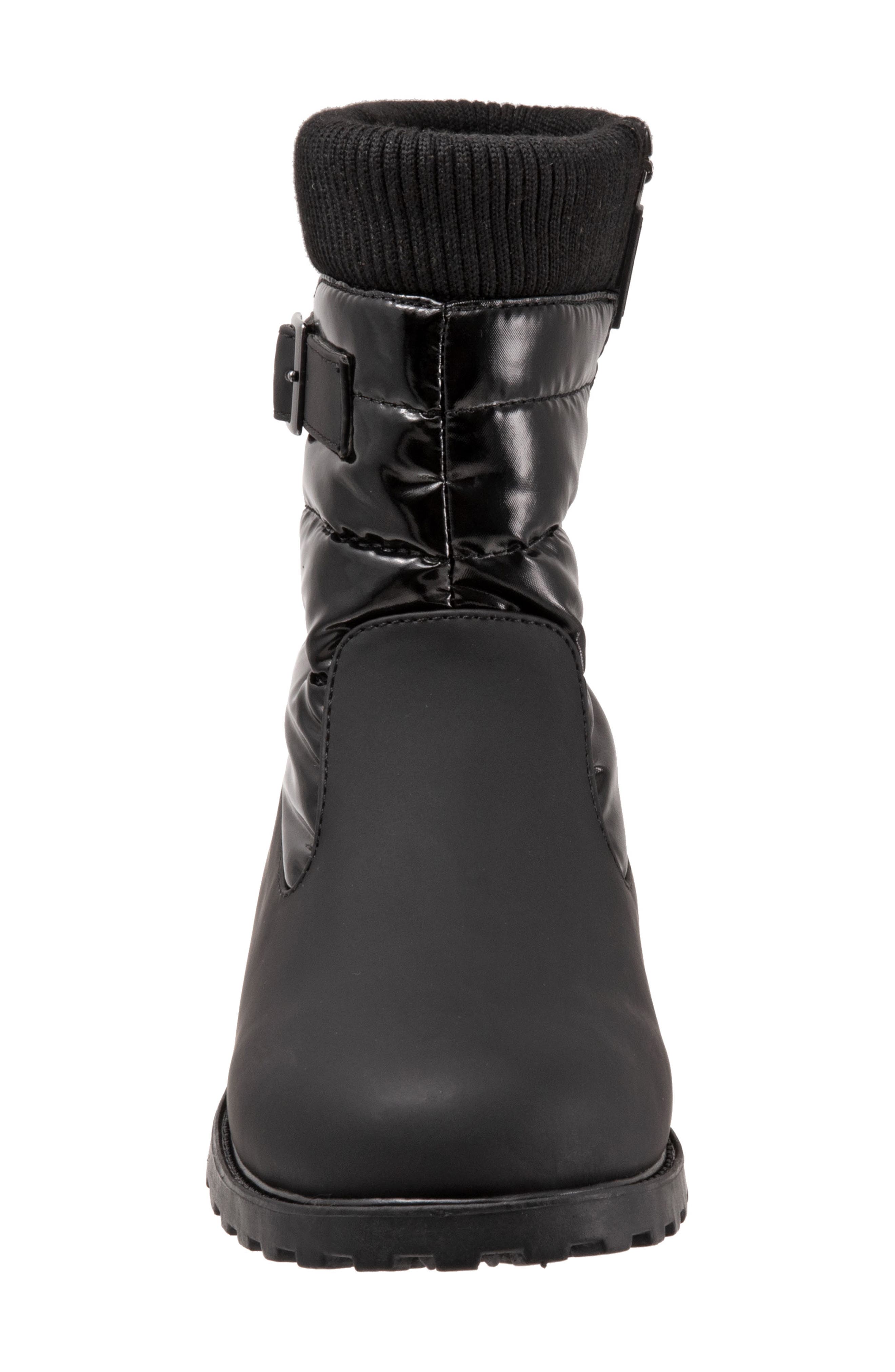 Berry Weatherproof Mid Boot, Alternate, color, BLACK RUBBER/ POLYESTER