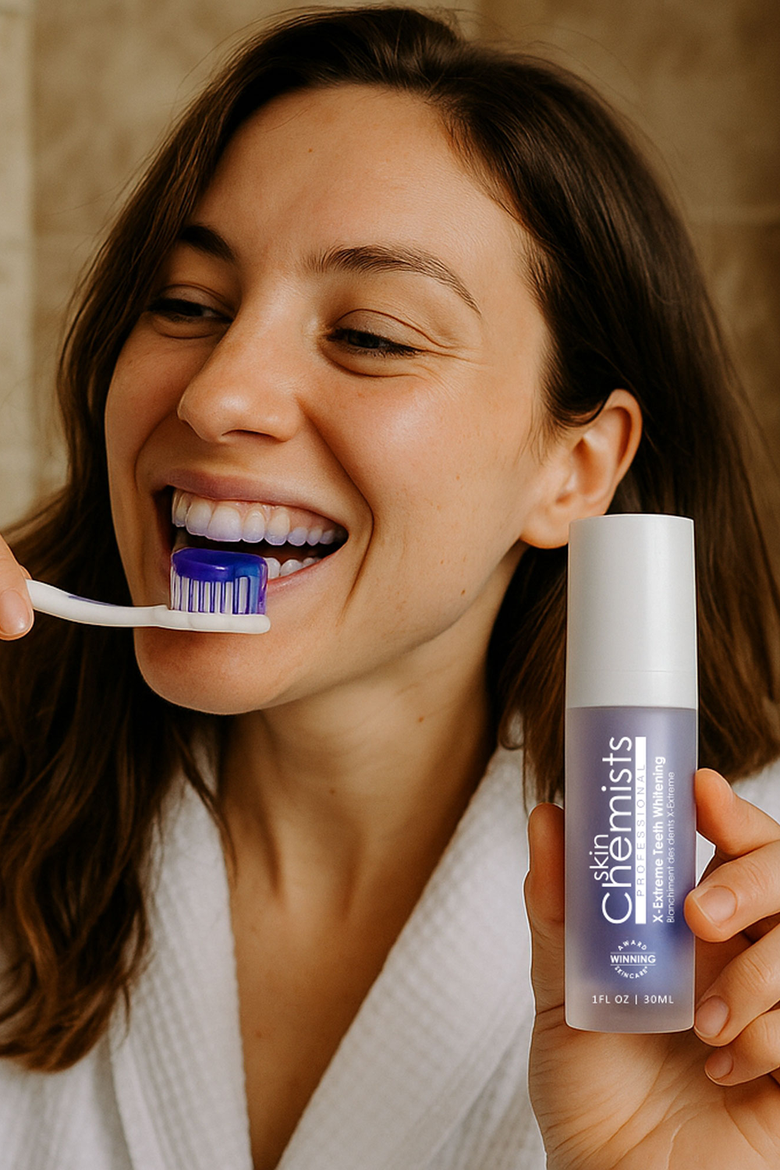 X-Exteme Teeth Whitening Toothpaste 30ml for Anti-Aging, Brightening, Alternate, color, White