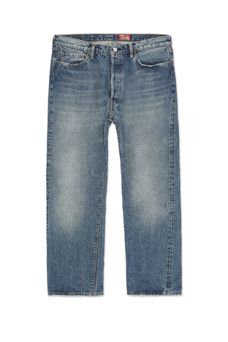 992 Johnny 5-Pocket High-Waisted Custom Wash Denim, Main, color, D475