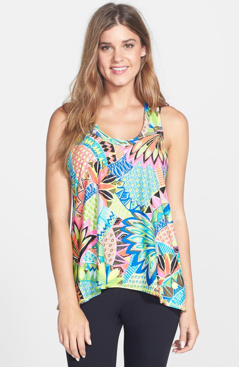 Trina Turk Recreation 'Bora Bora' Drape Back Tank, Main, color, 