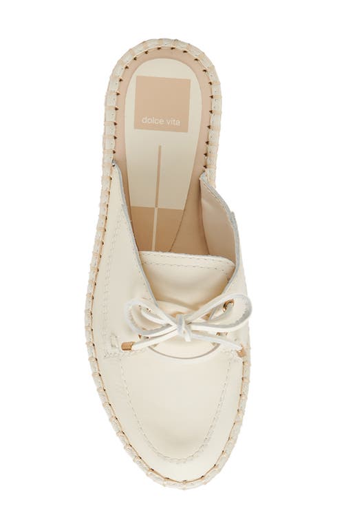 Dolce Vita Hatie Mule In Off White Leather