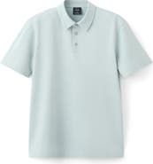 MANGO Slim Fit Stretch Cotton Blend Piqué Polo