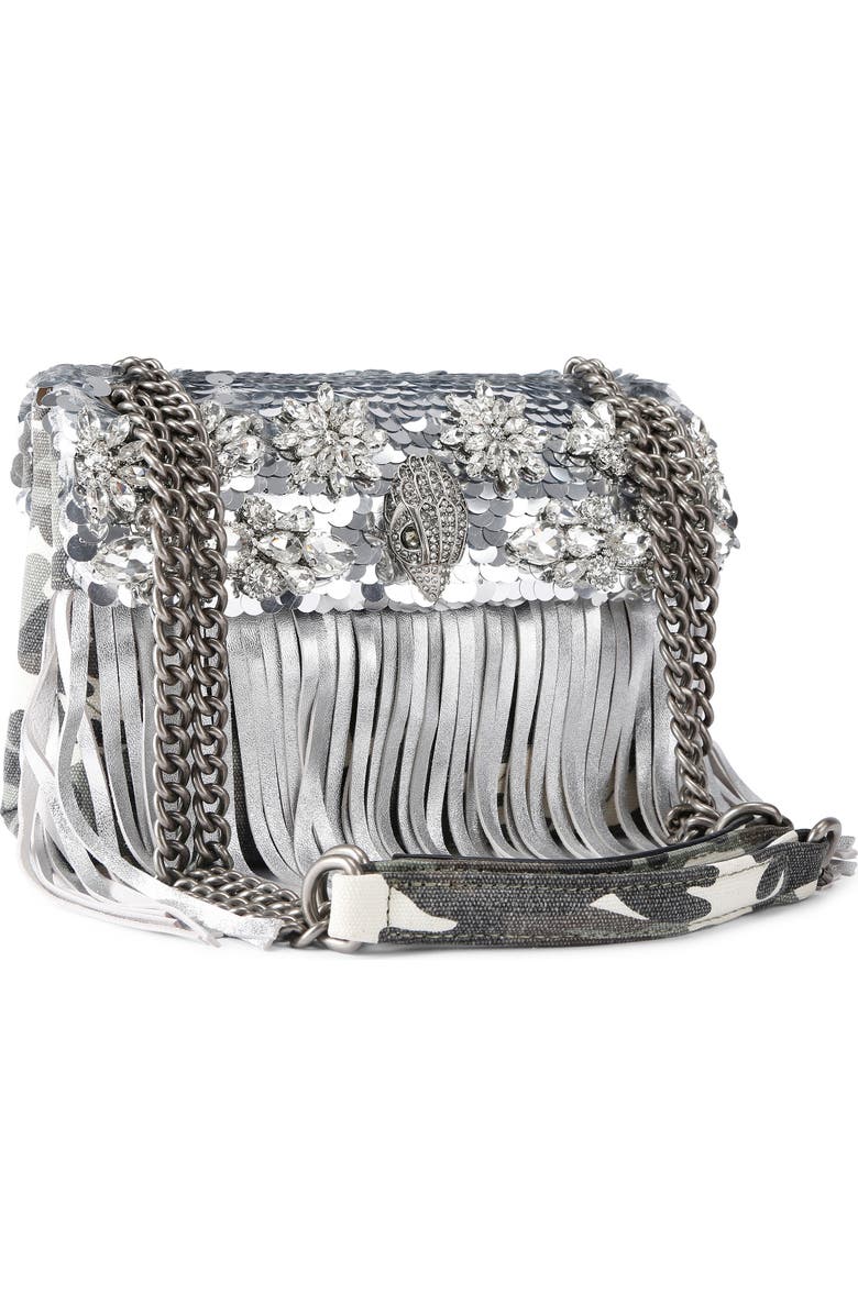 Kurt Geiger London Medium Kensington Fringe Convertible Crossbody Bag, Alternate, color,