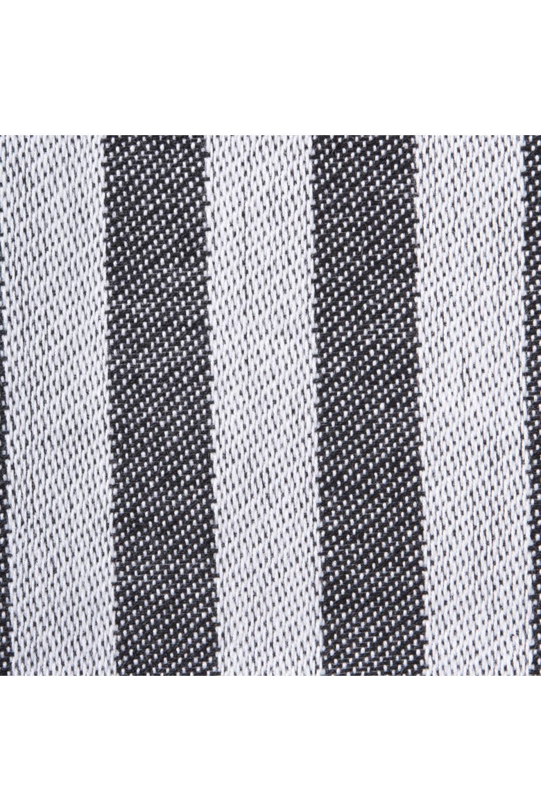 Classic Black/White Jacquard Stripe Dishtowel Set/3, Alternate, color, Black/White