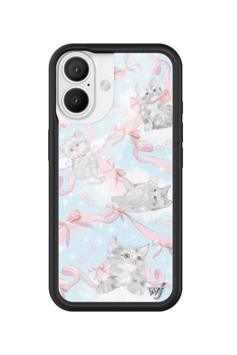 Kitten Around iPhone Case, Alternate, color, Blue