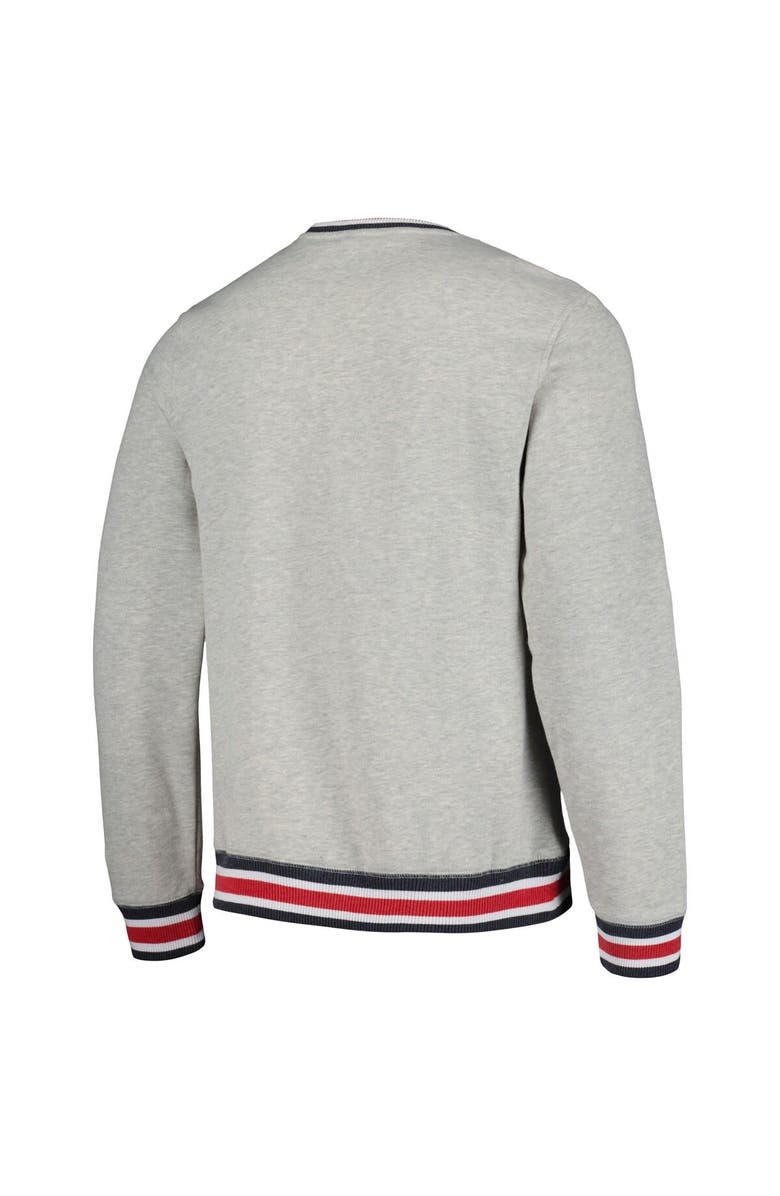 New Era Men's New Era Heather Gray St. Louis Cardinals Throwback Classic Pullover Sweatshirt, Alternate, color, Heather Gray