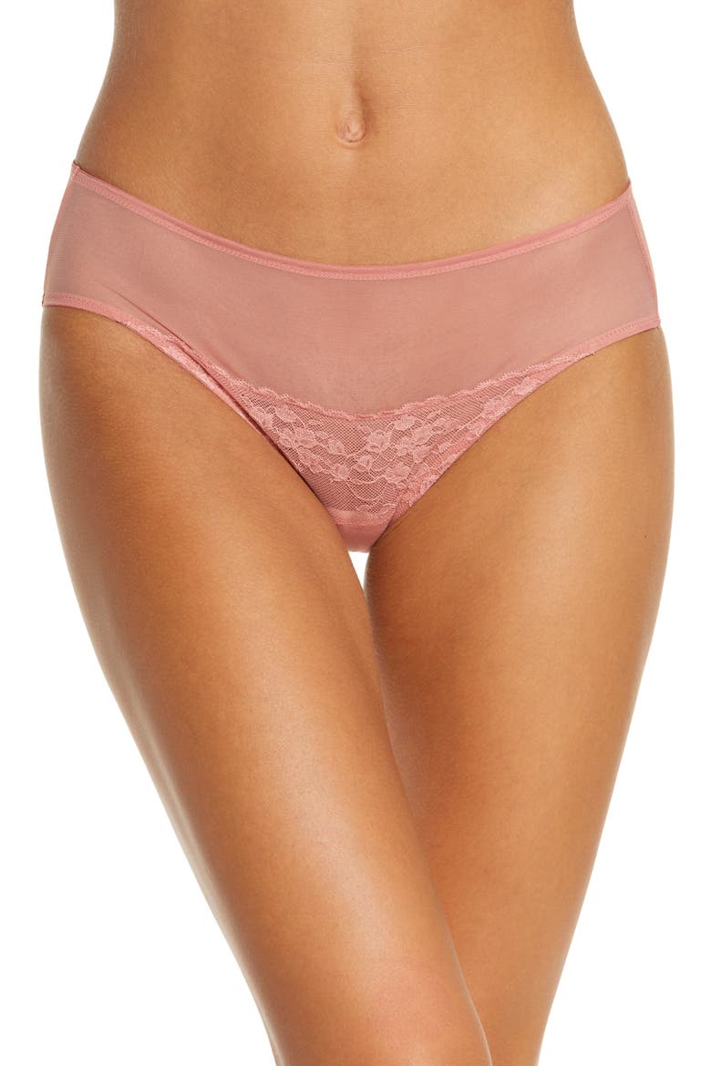 Cherry Blossom Lace Briefs, Main, color, SANDY ROSE
