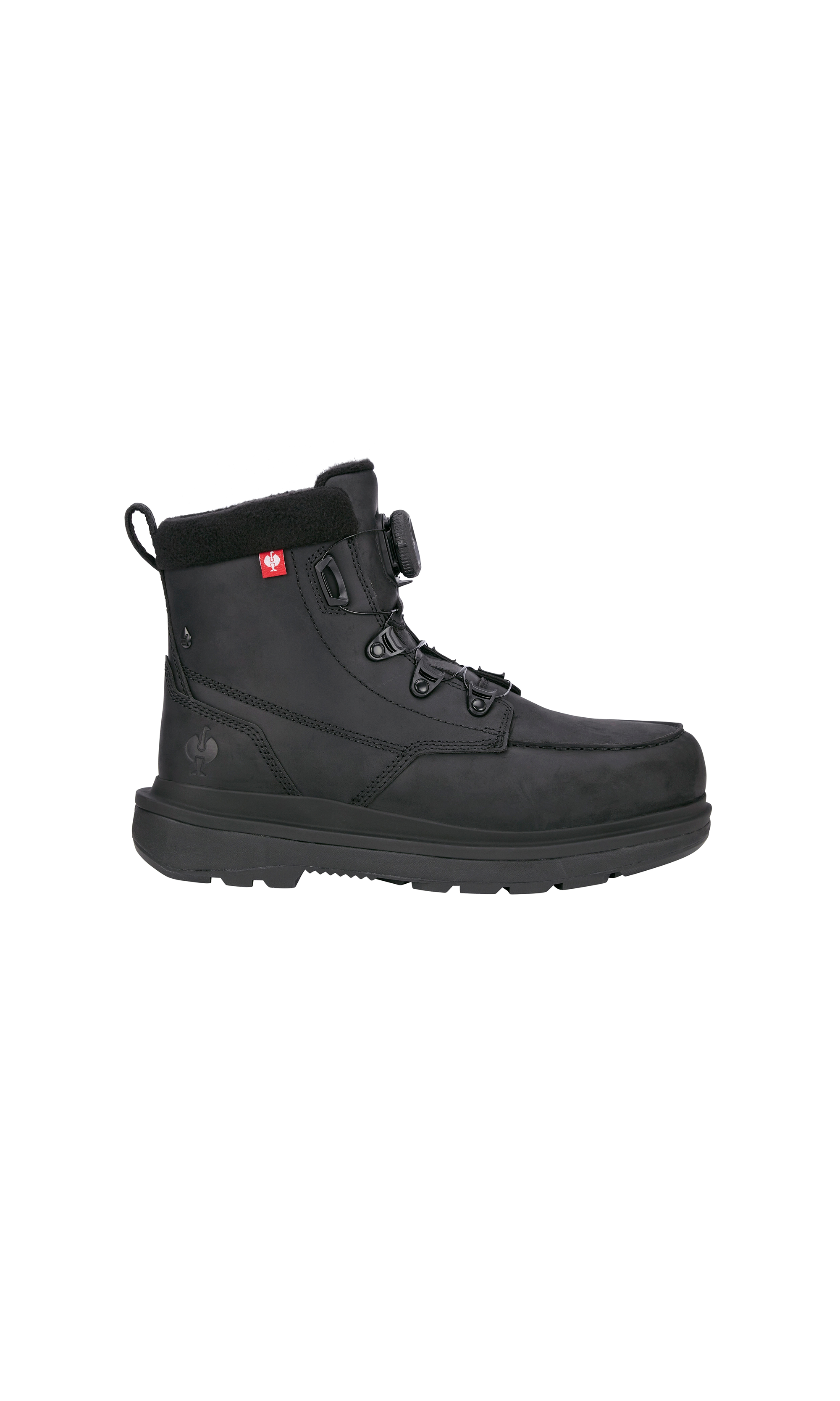 Woodside 6" Steel Toe Work Boot, Main, color, Black