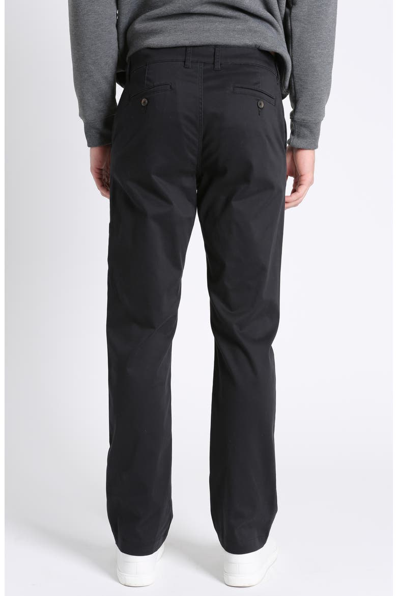Bowie Stretch Twill Chinos, Alternate, color, BLACK