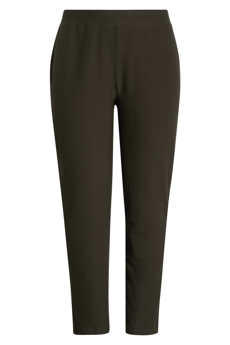 Slim Knit Ankle Pants, Alternate, color, WOODLAND