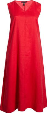 Eileen Fisher Sleeveless Linen Dress
