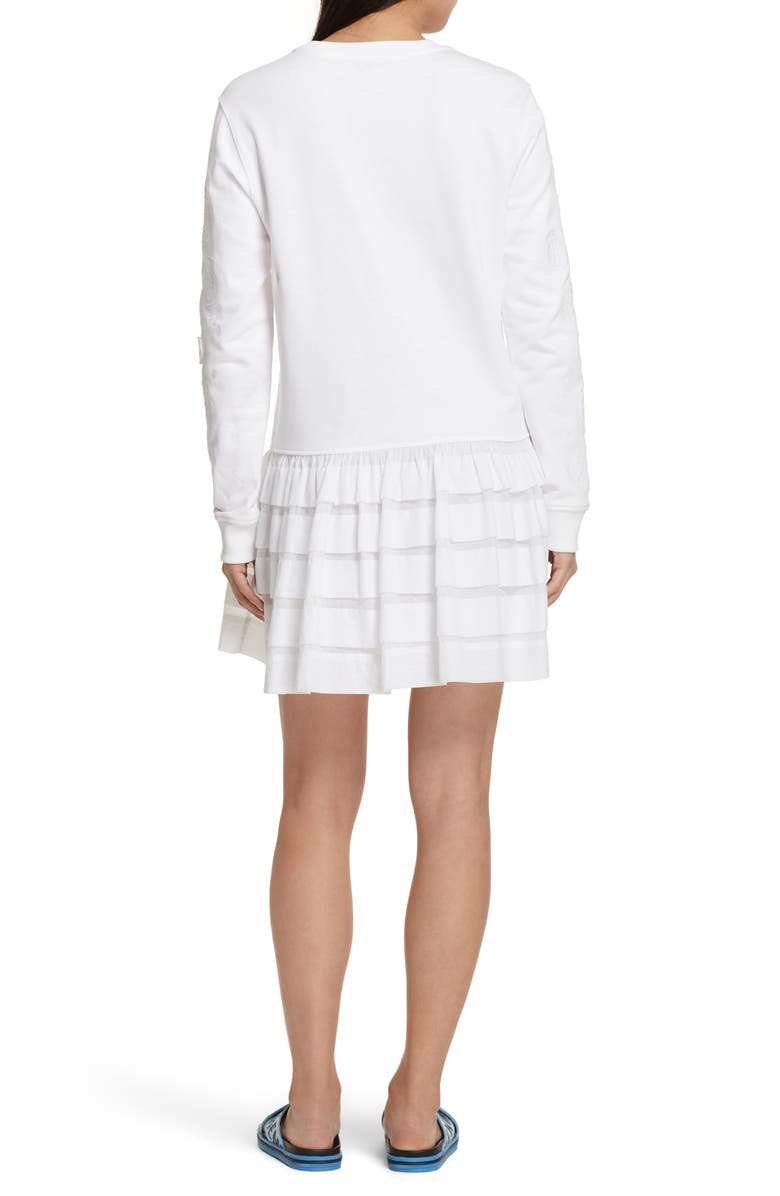 Opening Ceremony Embroidered Ruffle Hem Dress, Alternate, color,