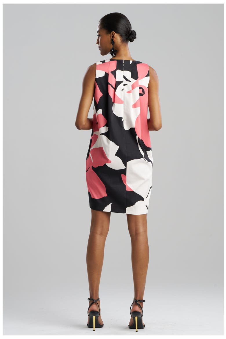 NISHI Shift Dress, Alternate, color, PINK/BLACK