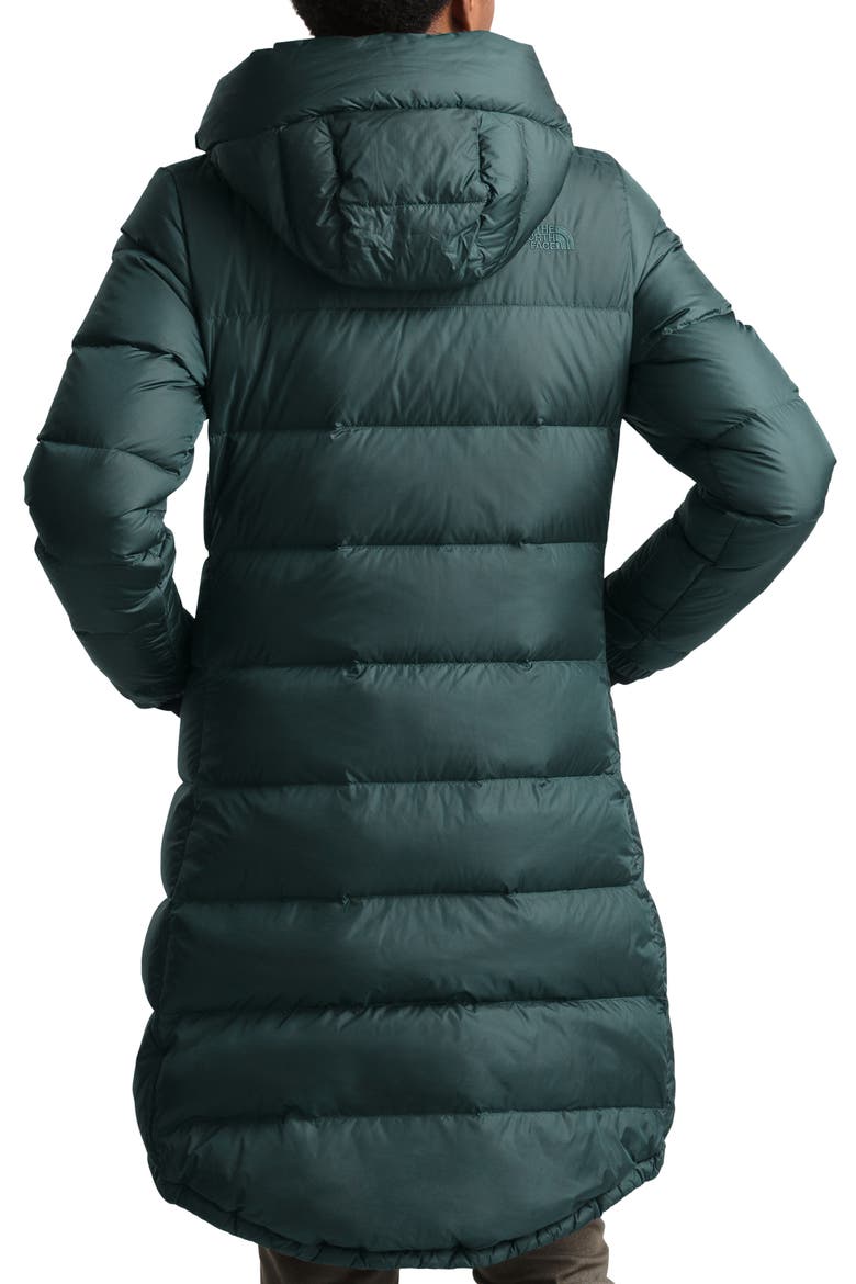 Metropolis III Water Repellent 550 Fill Power Down Hooded Parka, Alternate, color, PONDEROSA GREEN