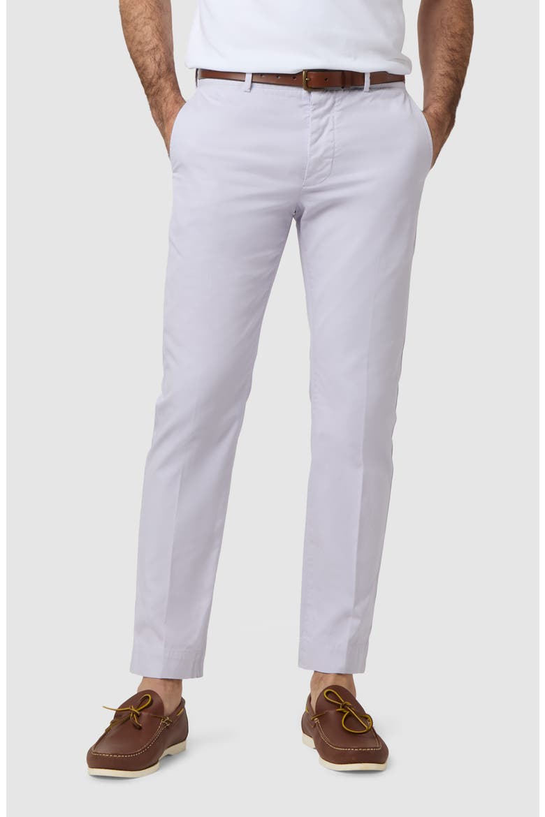Garment Dye Slim Straight Leg Field Pants, Main, color, LAVENDER AP TWILL