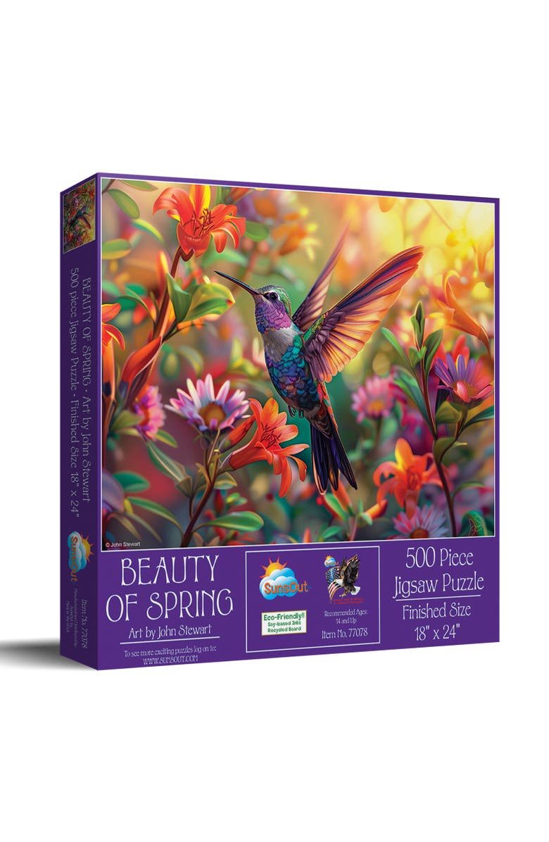 Sunsout Beauty of Spring 500 piece Jigsaw Puzzle for Adults, Main, color, Multicolor