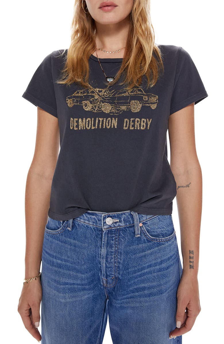 MOTHER Cotton T-Shirt, Main, color, 