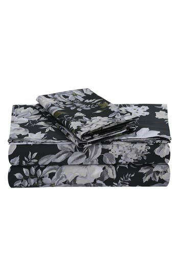 Azores Home Set Of 2 Vernazza Cotton Sateen Pillowcases In Multi