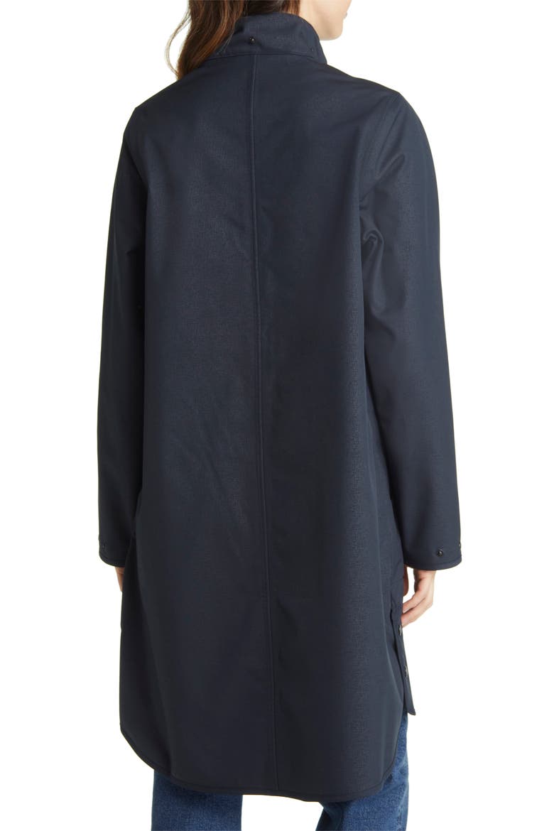 Hooded Water Repellent Rain Jacket, Alternate, color, DARK INDIGO