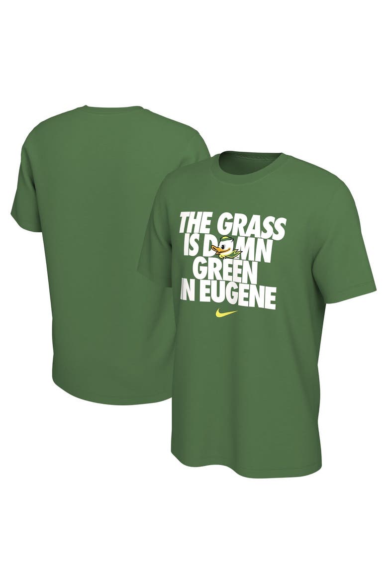 Men's Nike  Green Oregon Ducks  Grass is Green in Eugene T-Shirt, Main, color, Green