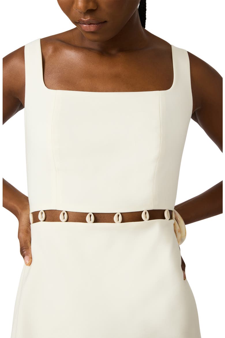 Mariette Cutout Sleeveless Dress, Alternate, color, ANTIQUE