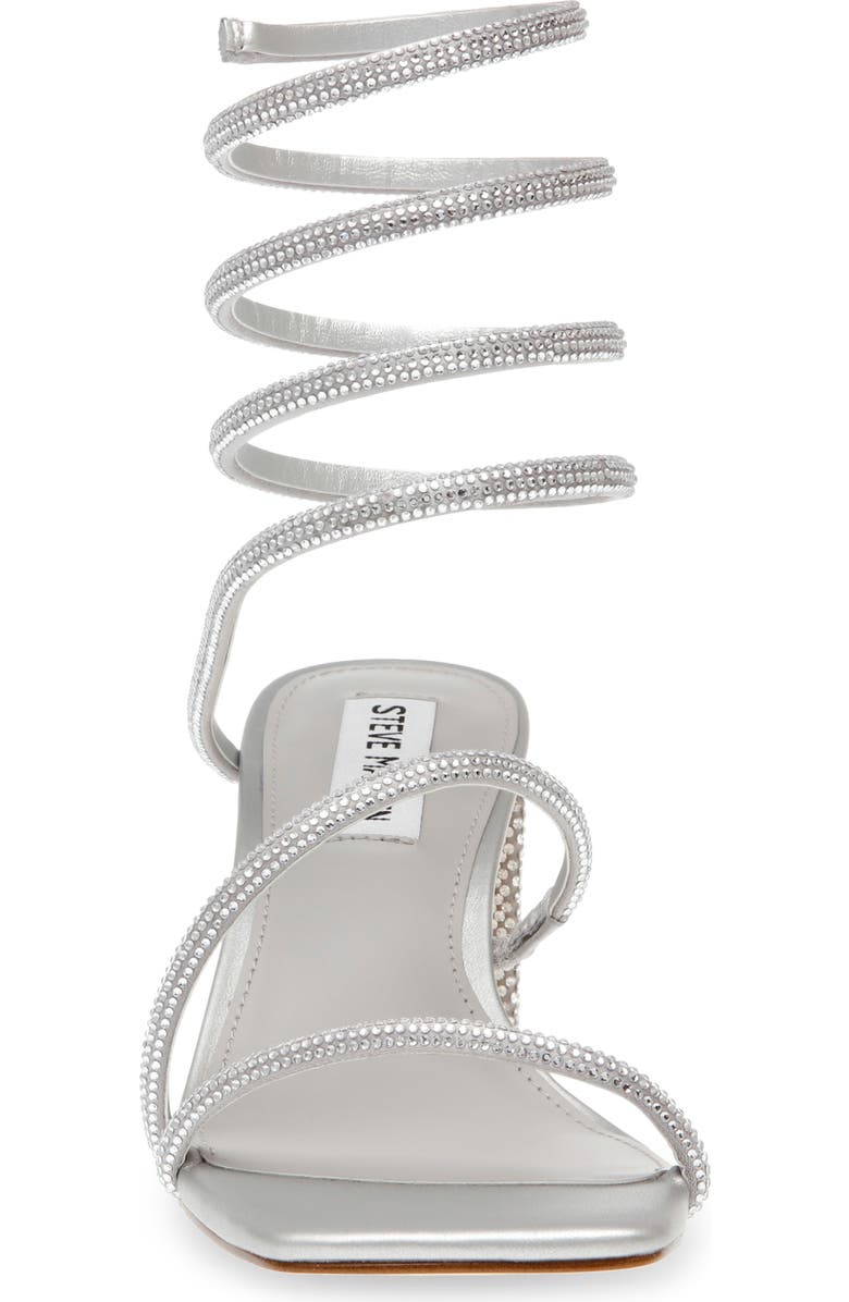 Steve Madden Lopez Crystal Strappy Sandal, Alternate, color, Rhinestone