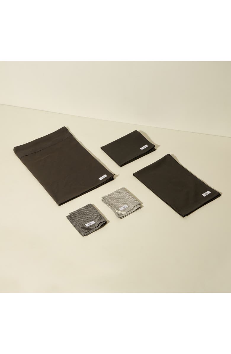 GOODEE x The Organic Company 5-Pack Organic Cotton Kitchen Towel Set, Alternate, color, 