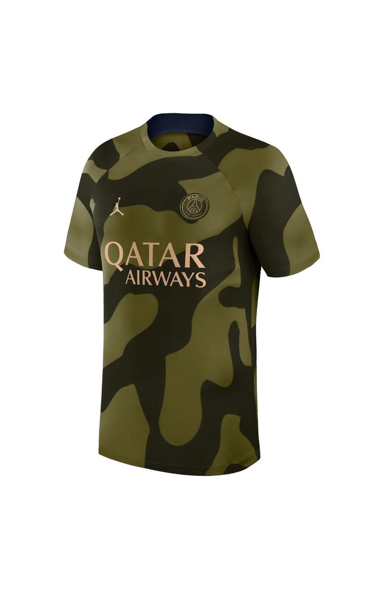 Jordan Brand Men's Nike Olive Paris Saint-Germain 2023/24 Academy Pro Pre-Match Top, Alternate, color, Olive