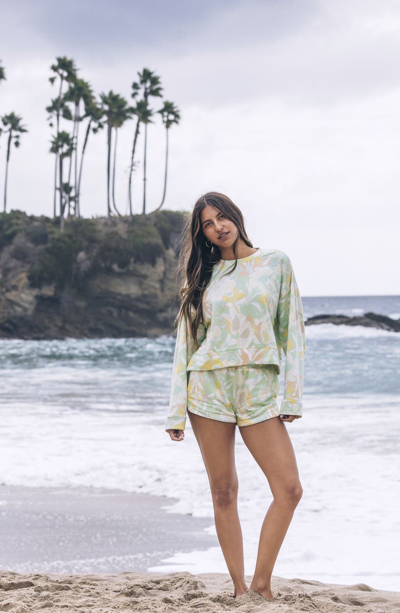 Hurley Safari Floral Print Shorts, Alternate, color, Spray