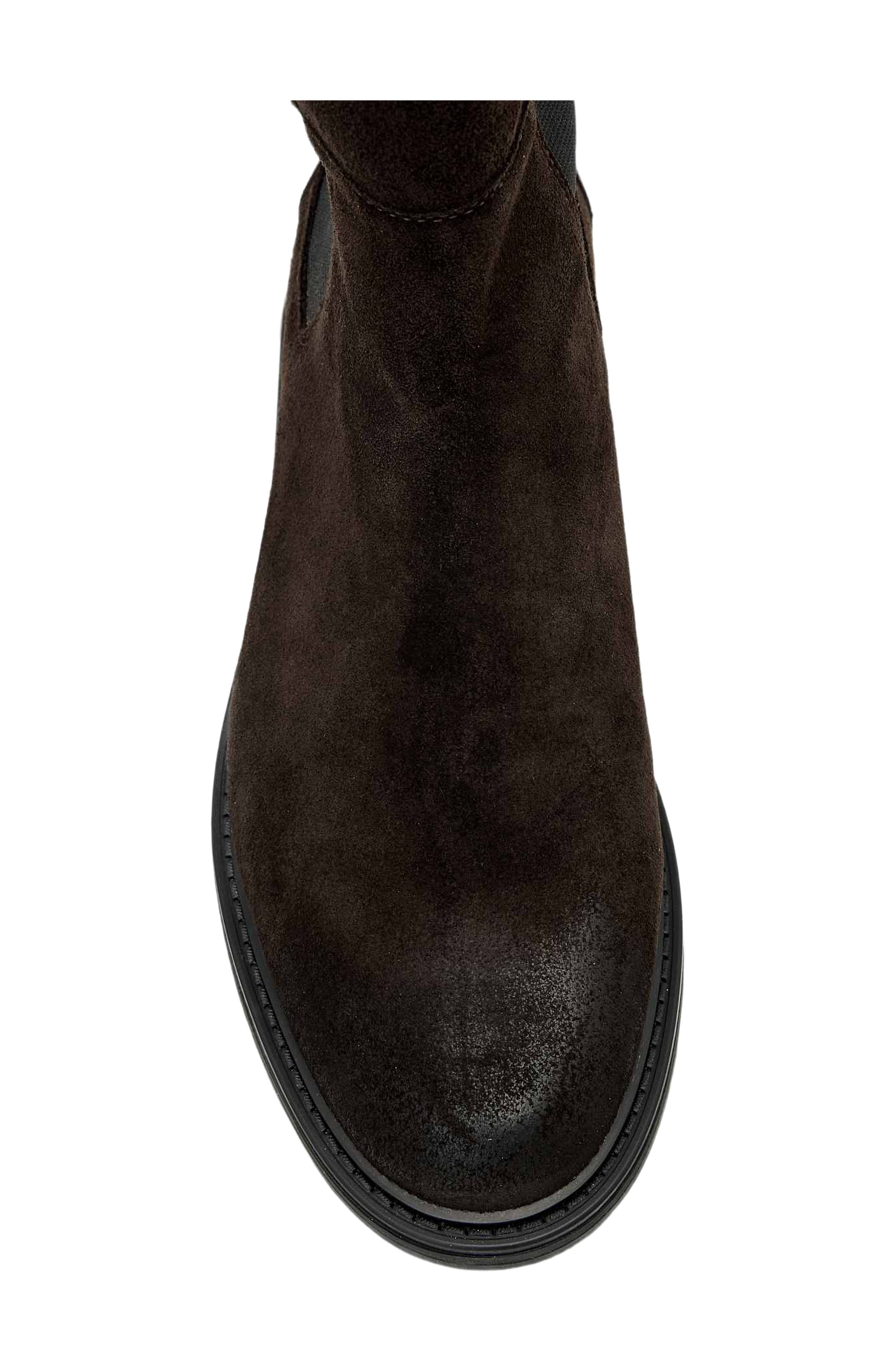AllSaints Bales Suede Knee High Boot (Women) | Nordstrom
