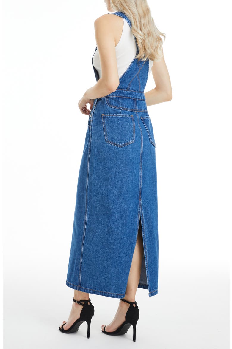 Zoe Suspender Maxi Dress, Alternate, color, ENAMEL BLUE