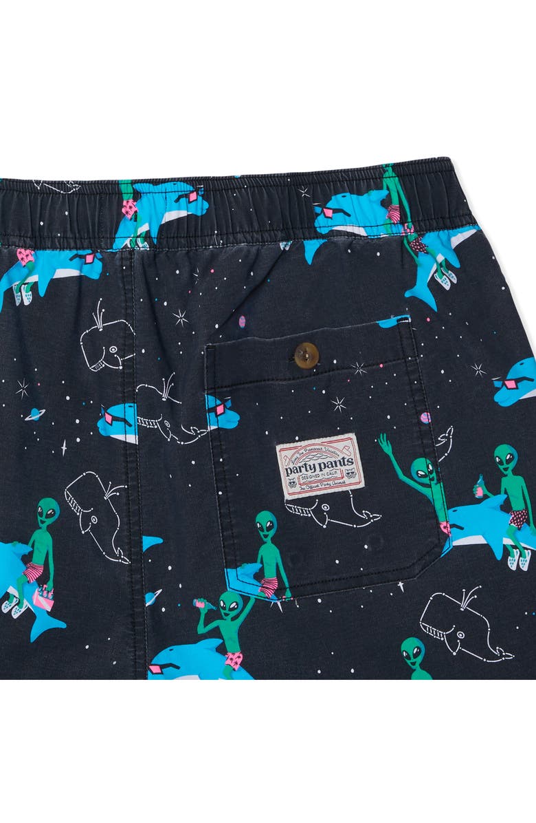 Party Pants Nice Dreams Swim Trunks, Alternate, color, Black