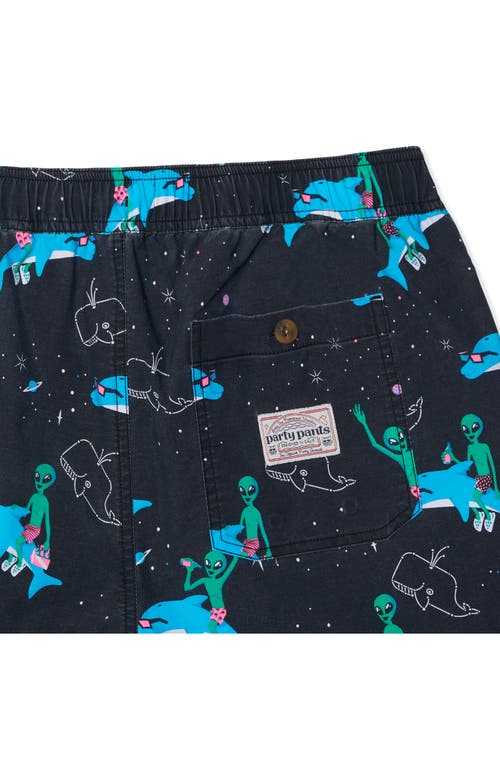 Party Pants Nice Dreams Swim Trunks In Black
