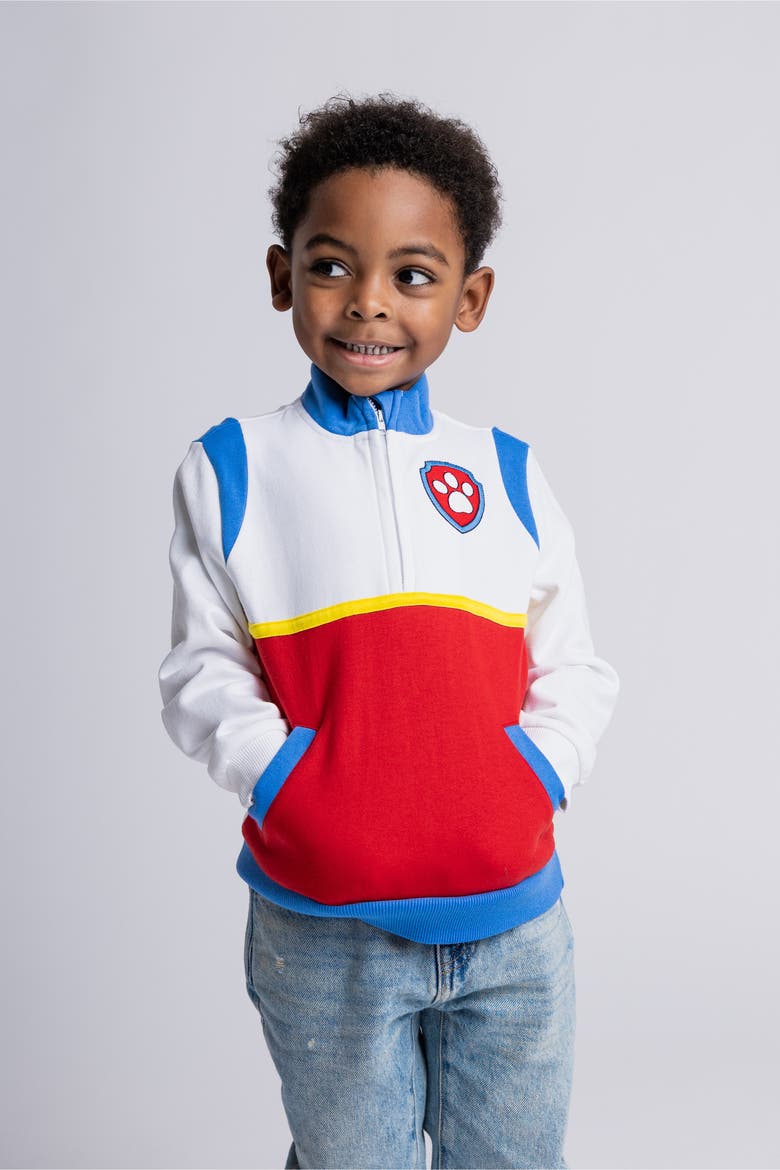 Fleece Sweatshirt, Alternate, color, Ryder Red White Blue