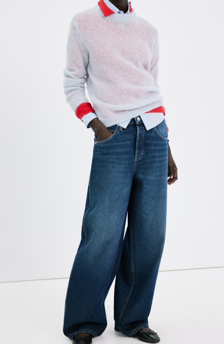 MANGO Mid Rise Balloon Jeans, Alternate, color, 