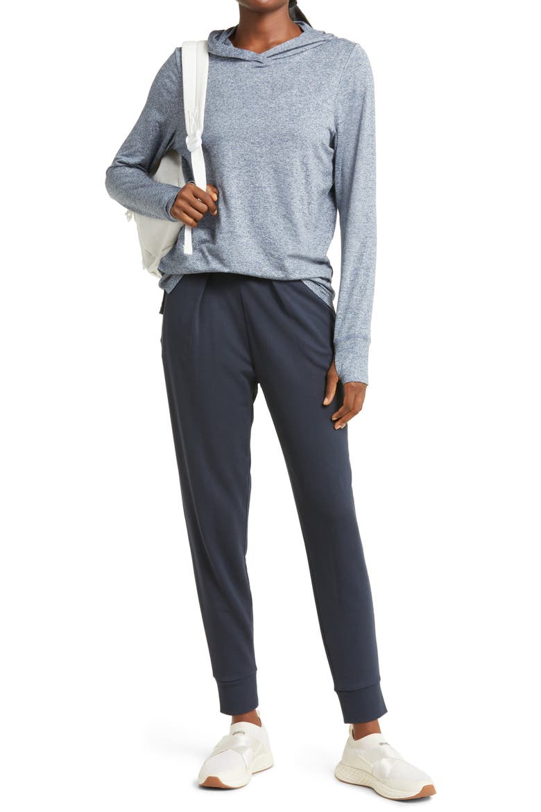 Restore Soft Anna Pullover Hoodie, Alternate, color, NAVY DENIM WHITE