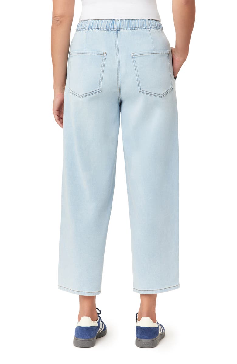 Kensie Jessica Mid Rise Relaxed Barrel Leg Jeans, Alternate, color, Logan