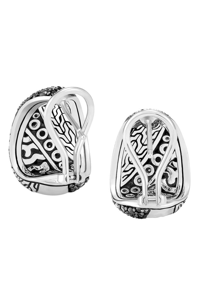 John Hardy Classic Chain Hammered Buddha Belly Earrings, Alternate, color, 