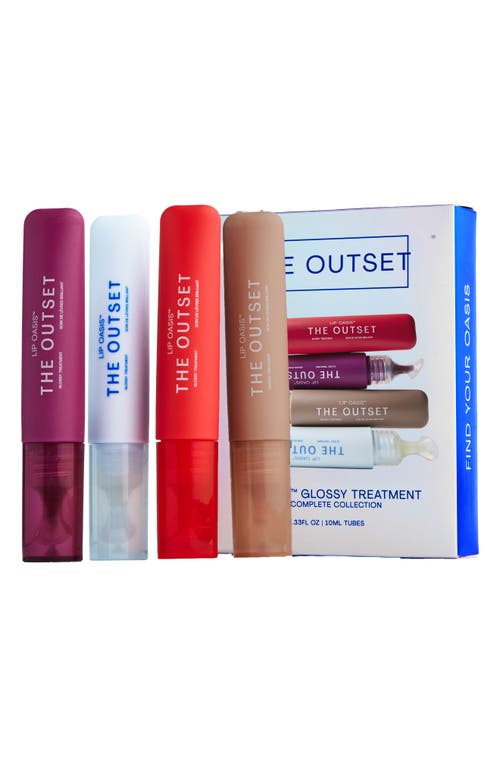 The Outset Lip Oasis Glossy Treatment The Complete Collection In Multi