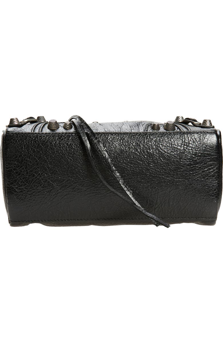 Balenciaga Mini Le Cagole Leather Shoulder Bag, Alternate, color,