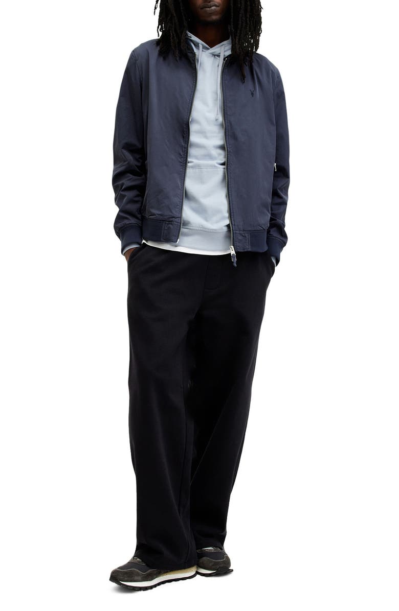 AllSaints Bassett Bomber Jacket, Alternate, color, Jackson Blue