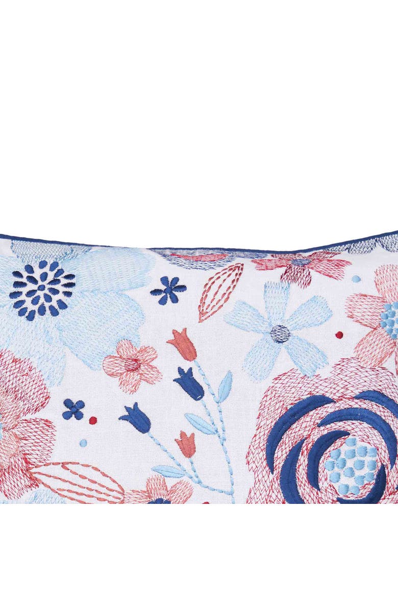 C&F Home Patriotic Floral Accent Pillow, Alternate, color, Blue