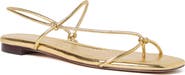 Loeffler Randall Eleanor Strappy Flat Leather Sandal