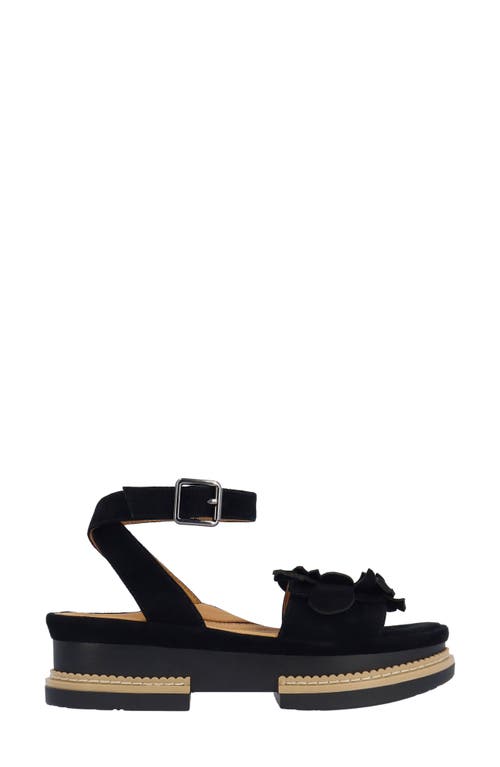 L'amour Des Pieds Alaric Ankle Strap Platform Sandal In Black