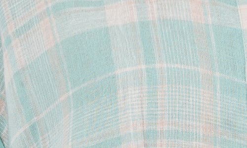 Shop Kut From The Kloth Gaia Plaid Button-up Blouson Shirt In Green/white