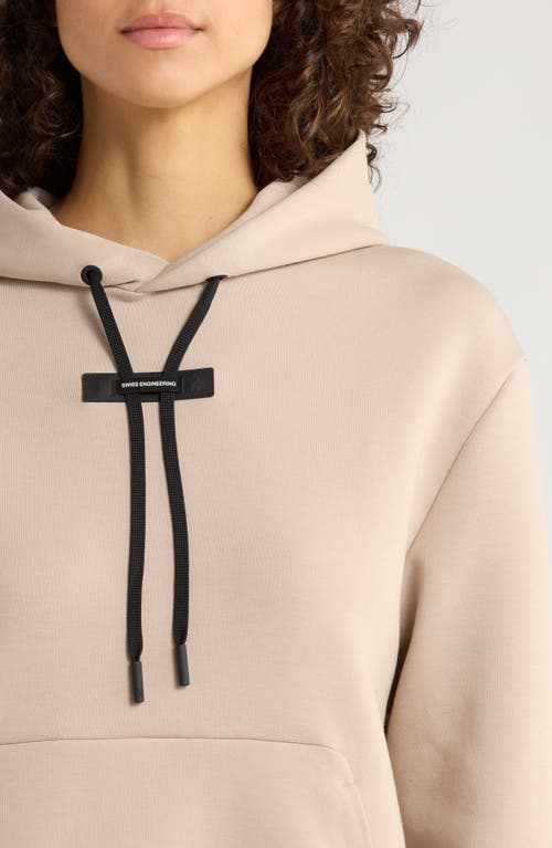 On Focus Tech Hoodie In Neutral