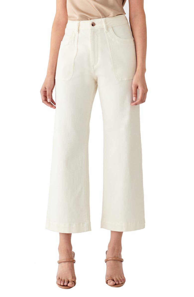 DL1961 x Marianna Hewitt Hepburn High Waist Wide Leg Jeans, Main, color, 