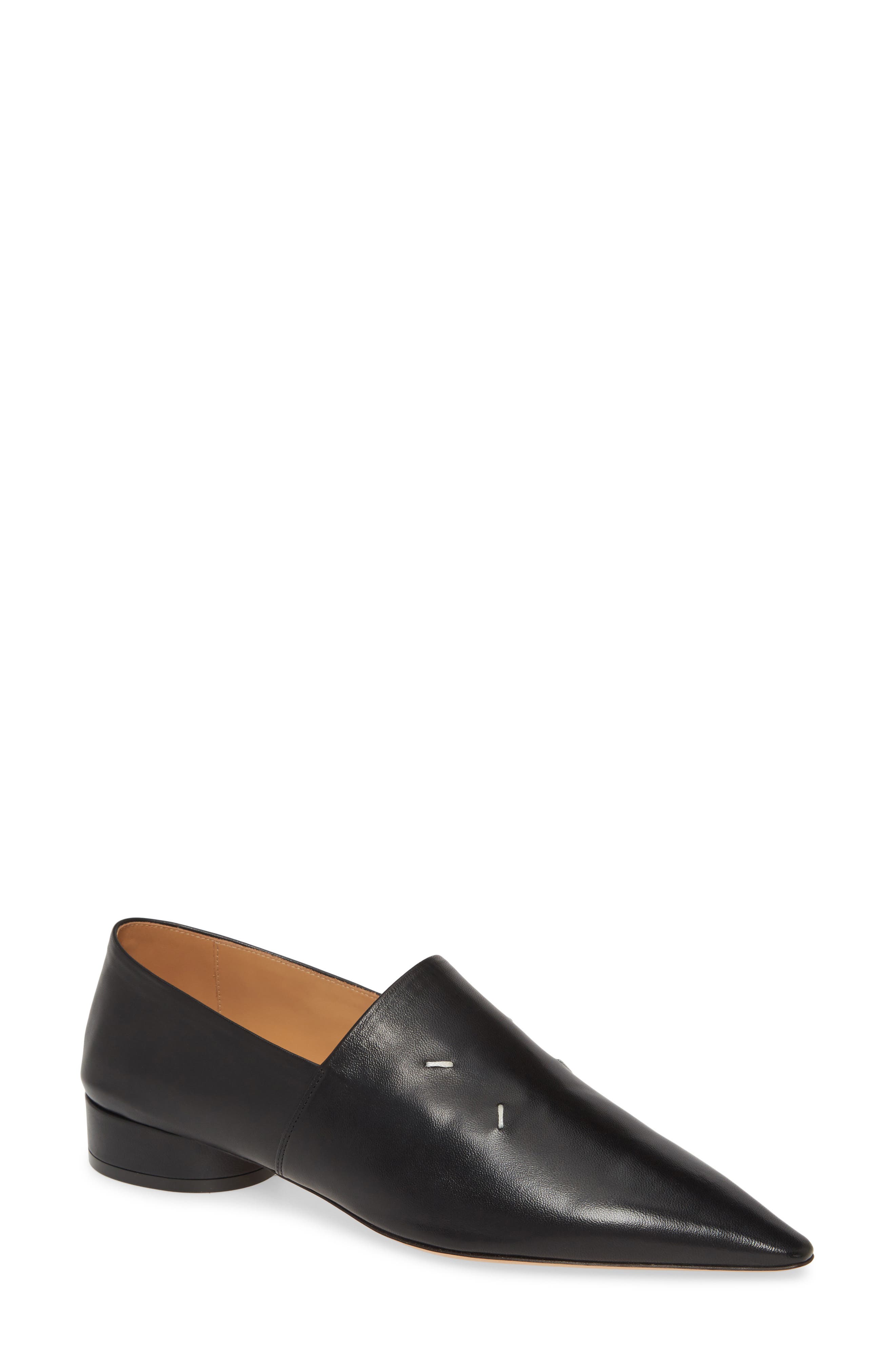 Maison Margiela Kiki Pointed Toe Loafer, Main, color, 