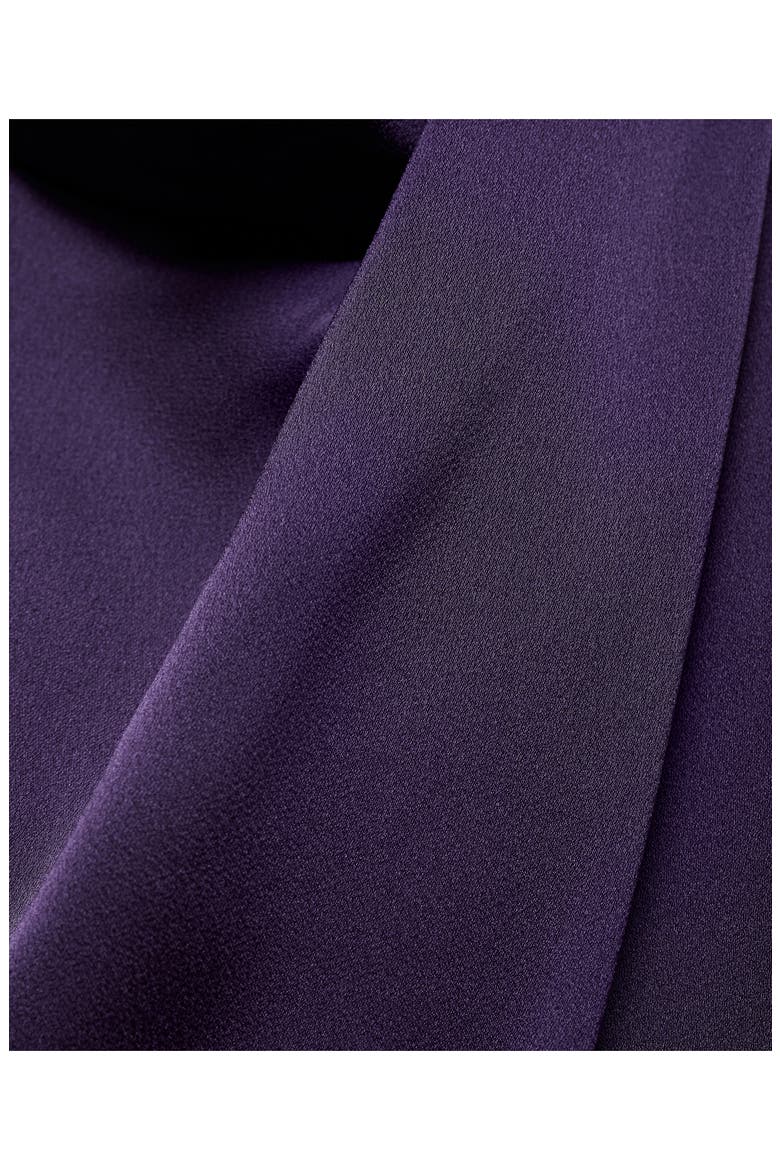 Draped Satin Top, Alternate, color, PURPLE
